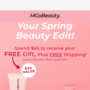 😲 A$92 FREE GIFT* When You Spend +$65!