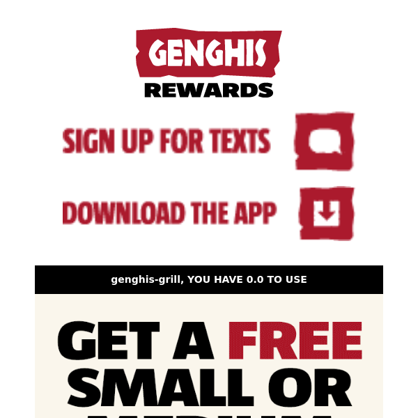 Genghis Grill - The LAST BOGO of the Summer - Expires TODAY!🌞⏳😋