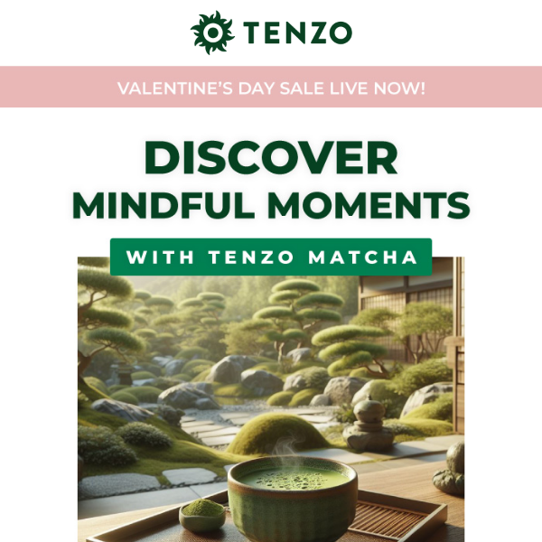 Find Clarity and Calm Focus with Tenzo Matcha! 🌿♥️