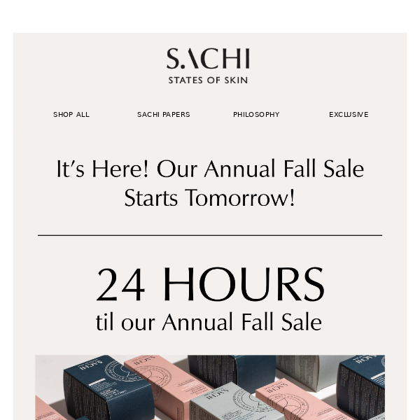 It’s Here! Our Annual Fall Sale Starts Tomorrow! 😍⚡️