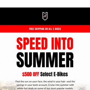 Have a Juiced-up summer with $500 OFF! 💥