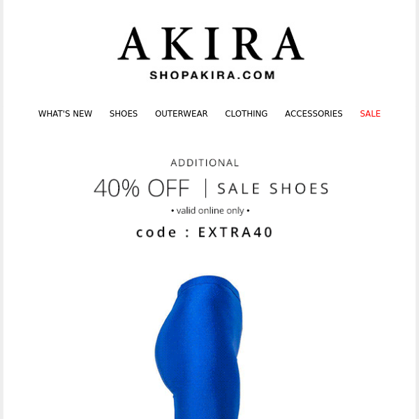 !! extra 40% off !!