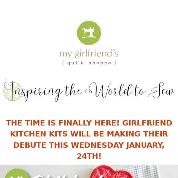 Who's excited for Girlfriend Kitchen Kits?🙋‍♀️