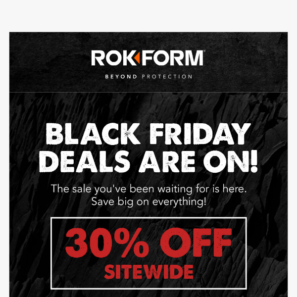 Black Friday Deals Are Here