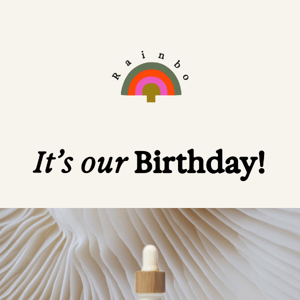 It's our birthday! 🌈 🎈20% off 11:11 anddddd