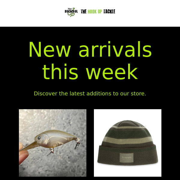 New arrivals this week