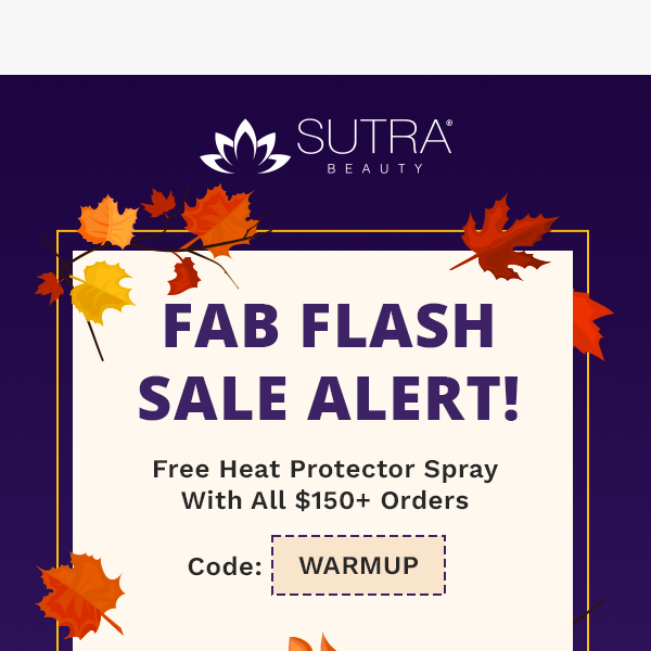 🤩🍂Fabulous Fall Flash Sale Alert! 🍂🤩