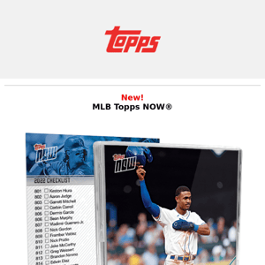 Don't miss today's Topps NOW® auto cards!