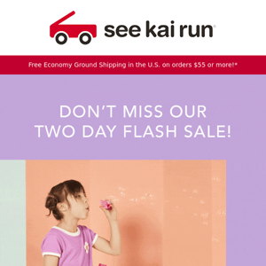 Tag, You're It! Catch our 2-Day Active Sale