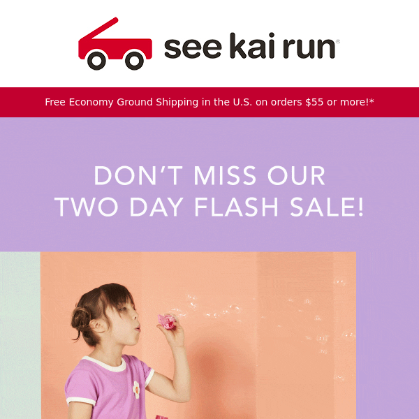 Tag, You're It! Catch our 2-Day Active Sale