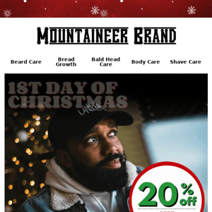 20% OFF All Beard Care Products🎅 The 1st Day Of Christmas