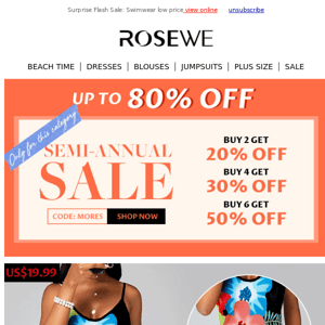 DON\'T MISS OUT|50% OFF AND MORE!