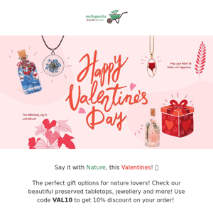 🌹 Say it with Nature this Valentine's,  MyBageecha