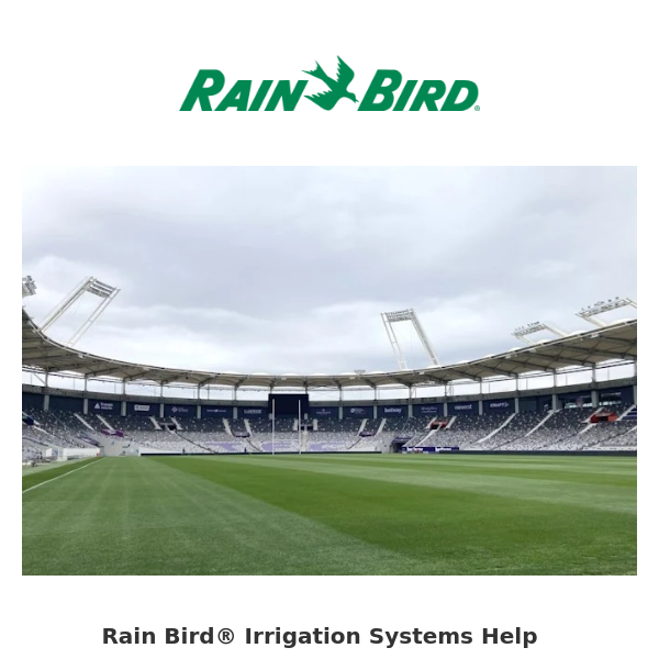 Pro Sports Stadium Saves 50% on Water and Fertilizer with Precise Irrigation