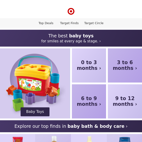 Find the perfect toy for Baby.