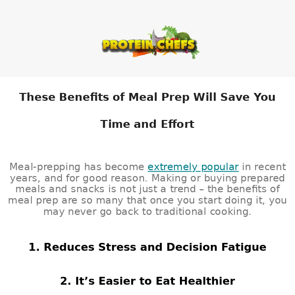 Top 6 Benefits Of Meal Prep!🍴