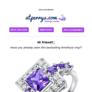 friend, have you seen this stunning Amethyst ring?