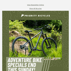 Get Up to $400-Off Our Adventure Bikes!