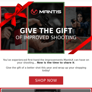 Wrap up your shopping with MantisX