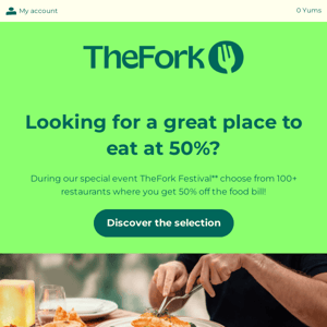 The Fork Uk, an exclusive offer is waiting for you