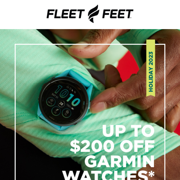 Up to $200 off select Garmin watches