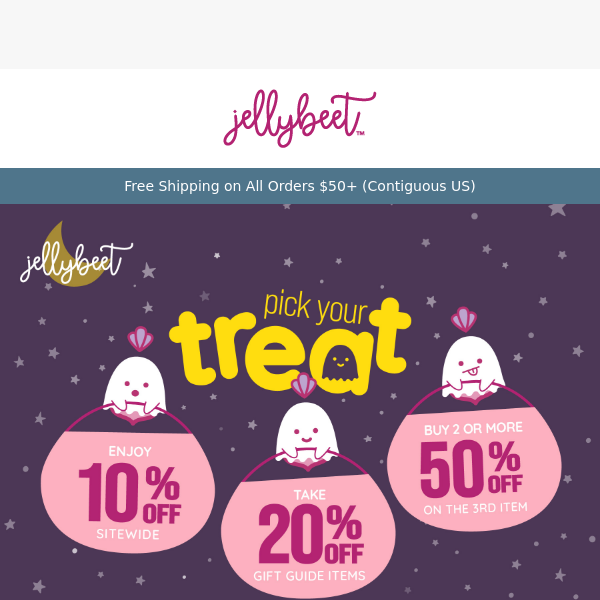 🎃👻 Get Ready for some Ghostly Savings - Choose Your Treats!