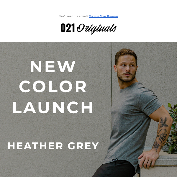 NEW Color Alert 🚨  Heather Grey is Here!