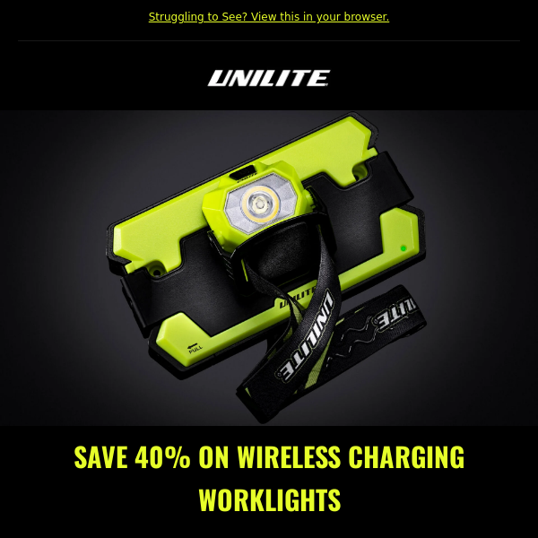 Unilite | Huge Savings on Wireless Charge Worklights