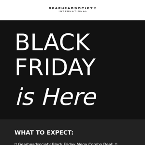 Black Friday is here!!