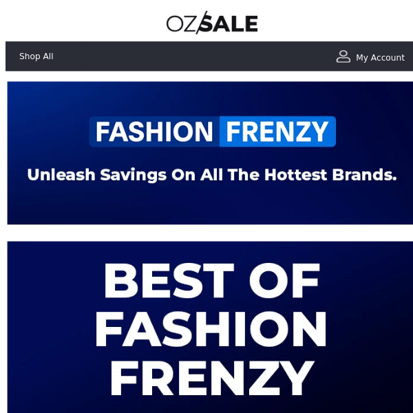 Best Of Fashion Frenzy! Deals Up To 75% Off