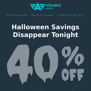 Our Halloween Sale Ends Tonight!