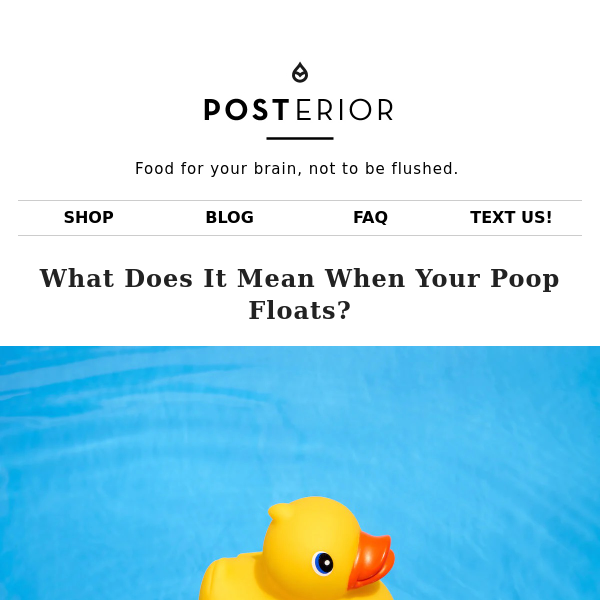 What Makes Your Poop Float? Discover Here.