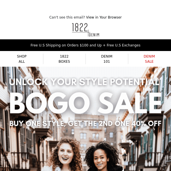 BOGO: Time to Step up your fashion game