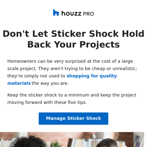 5 tips for handling client sticker shock 👀