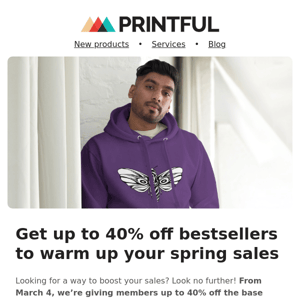Want to get 40% off bestsellers? 🔥
