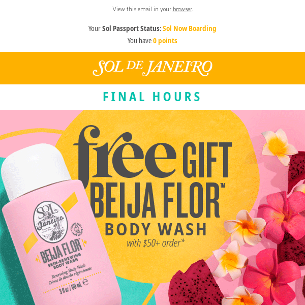 FINAL HOURS: Free Beija Flor™ Body Wash 🌸 🫧