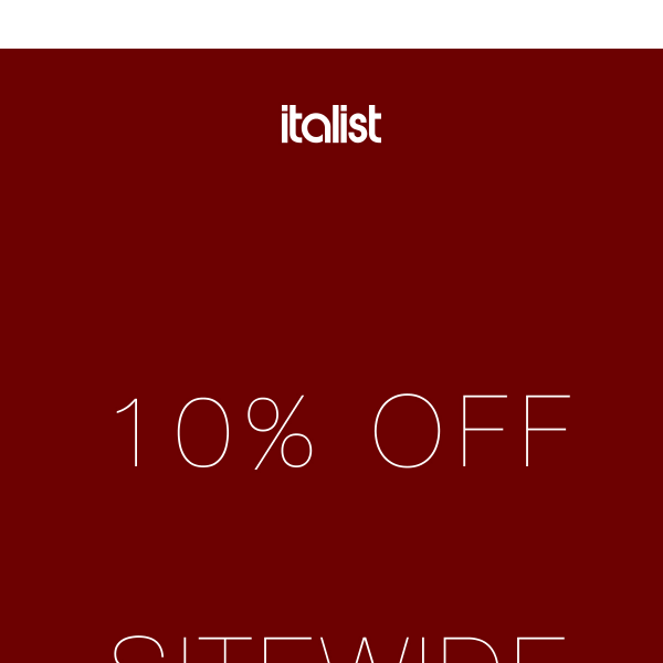 10% price drop sitewide, for you savvy shoppers