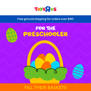 🐣🐰 Fill Their Basket: Preschool Edition