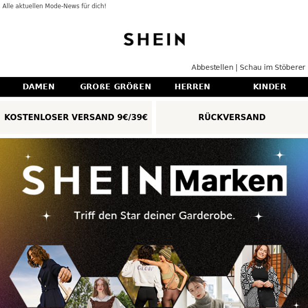SHEIN Marken| Triff den Star deiner Garderobe.