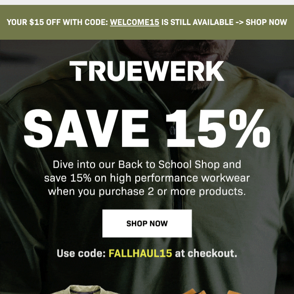 Hey Truewerk, Ready To Refresh Your Workwear?