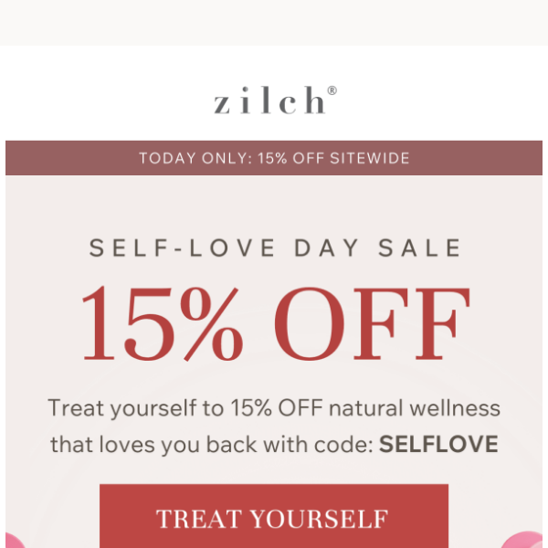 🌹 15% OFF: Self-Love Day