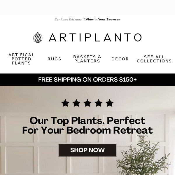 😍 Spruce up your bedroom with real-looking plants that add elegance and freshness  Artiplanto