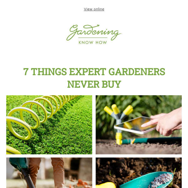 7 Things Expert Gardeners Never Buy