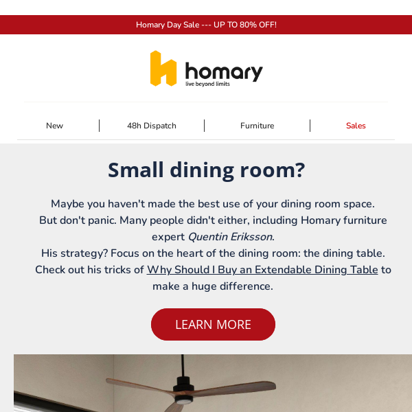 Rescue for Small Dining Room: Unlock 12% Off! 🍽️
