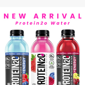 New Product Alert! Protein2o Water ⚡💪