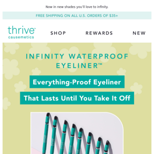 Infinity Waterproof Eyeliner™ = Semi-Permanent Perfection