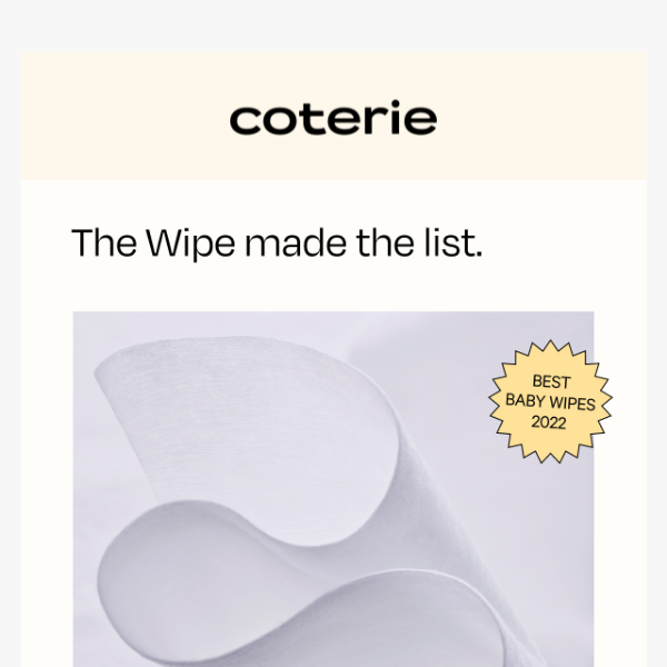 Our wipes won yet another award!