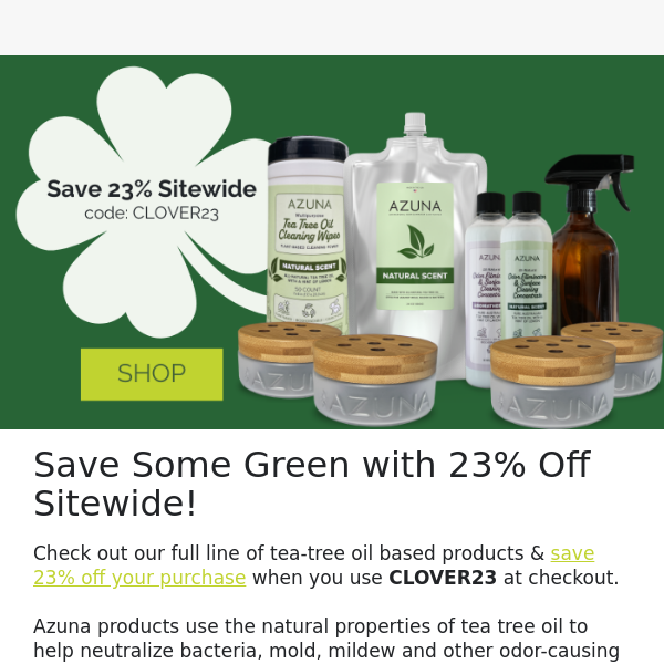 Last Day to Save During Our St. Patrick's Day Sale 🍀