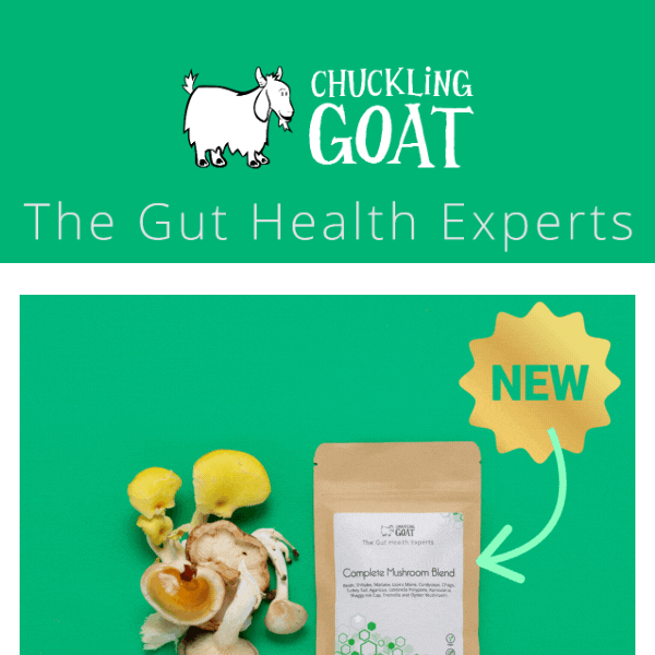 New product alert! Introducing our Complete Mushroom Blend 🍄🐐