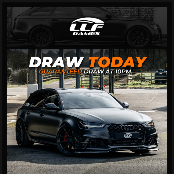 UNDERSOLD = BETTER CHANCE! 🚀 Win our 750bhp Audi RS6 or £27,500 for Just 79p at 10pm